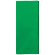 JAM Paper® Gift Tissue Paper, Green, 10 Sheets/Pack (1152352)