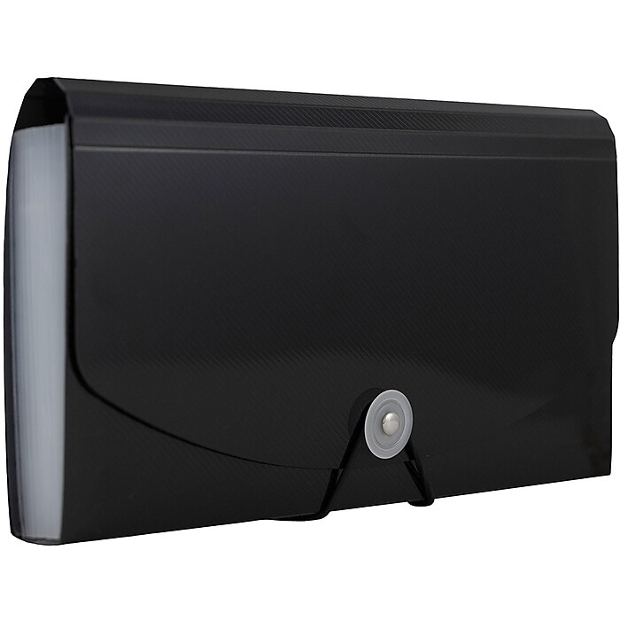 JAM Paper® 13 Pocket Plastic Expanding File, Accordion Folders
