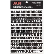 JAM Paper® Self-Adhesive Alphabet Letter Stickers, Black, 372/Pack (2132817353)