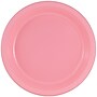 JAM Paper 9" Plastic Plates, Baby Pink, 20/Pack (9255320671)~#|#~m005223655_sc7