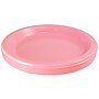 JAM Paper 9" Plastic Plates, Baby Pink, 20/Pack (9255320671)~#|#~m005223656_sc7