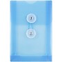 JAM Paper Plastic Filing Envelope with Button & String Closure, Blue, 12/Pack (473B1BU)~#|#~m005223727_sc7