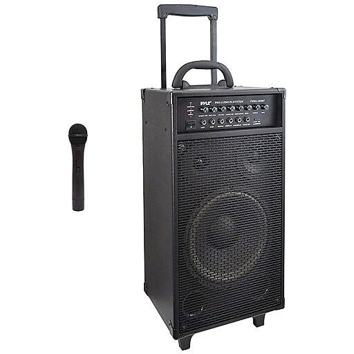 PylePro Portable PA Speaker System, 400 Watt, Black (PYRPWMA1050BT