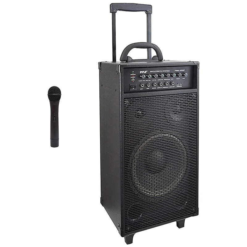 PylePro Portable PA Speaker System, 400 Watt, Black (PYRPWMA1050BT) image 1