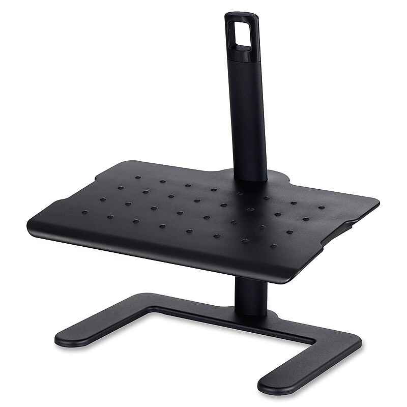 Safco Adjustable-H Footrest, Adj H, Ergonomic Design, Comfortable, Anti-fatigue, Sturdy, Durable, 16"Adjustment (SAF2129BL) image 1