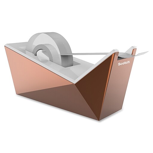 Shop Staples for Scotch Desktop Tape Dispenser, Refillable, Copper