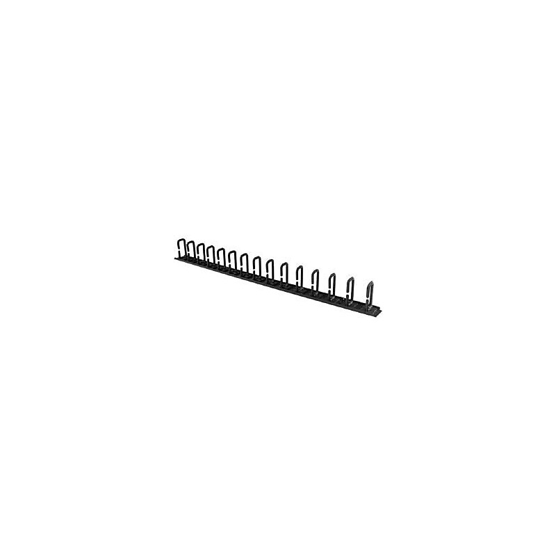 StarTech.com® Steel Vertical Cable Organizer with D-Ring Hooks, 3', Black (CMVER20UD) image 1