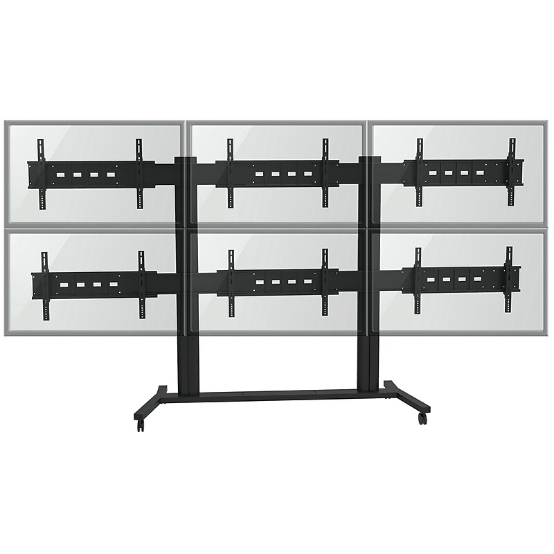TygerClaw Pedestal TV Stand, Screens up to 60", Black (LVW8609) image 1