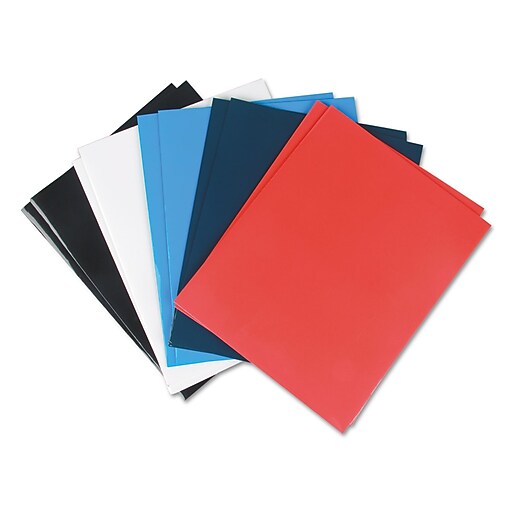 Shop Staples for Universal® Laminated TwoPocket Folder, 11 x 8 1/2