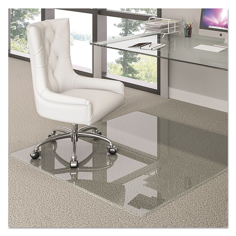 Deflecto Premium Glass Chair Mat, 44 X 50, Clear (DEF-CMG70434450) image 1