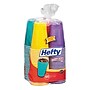 Hefty Easy Grip Disposable Plastic Party Cups, 16 Oz, Assorted, 100/pack~#|#~m005431686_sc7