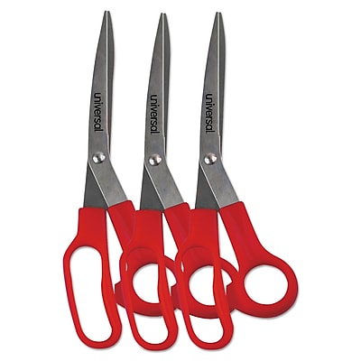 Staples TRU RED 8-Inch Scissors 6-Pack - Stainless Steel Office & Craft Scissors