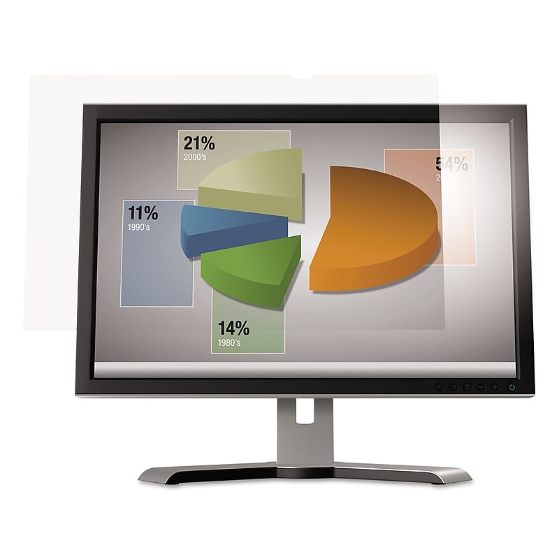 3M Anti-Glare Privacy Filter for 23.6" Widescreen Monitor, 16:9 Aspect Ratio (MMMAG236W9B) image 1