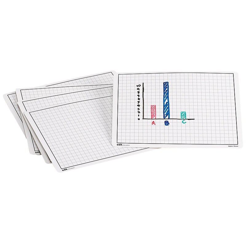 Didax Write-and-Wipe Graphing Mats (DD-211447) image 1