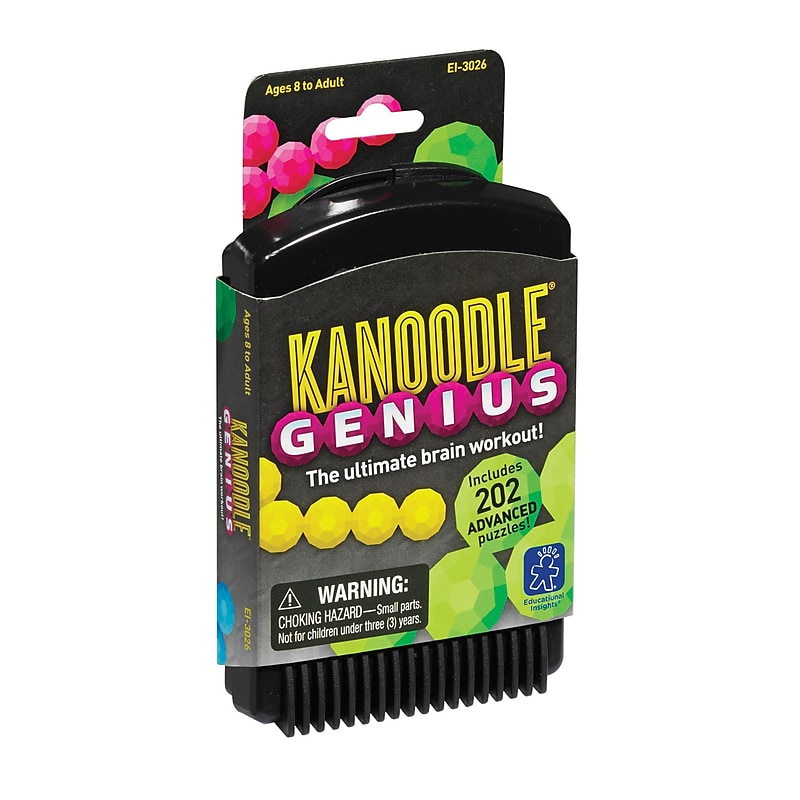 Educational Insights Kanoodle Genius, 3-D Puzzle Brain Teaser Game For Adults, Teens & Kids, Ages 8+ (3026) image 1