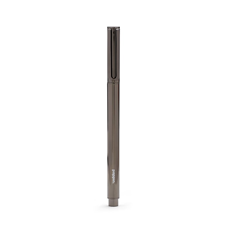 Poppin Ballpoint Pen, Medium Point, 1.2mm, Black Ink, 50/Pack (104299) image 1