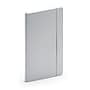 Poppin Composition Notebooks, 5" x 8.25", Narrow Ruled, 192 Sheets, Gray/Silver, 25/Pack (104132)~#|#~m005434943_sc7