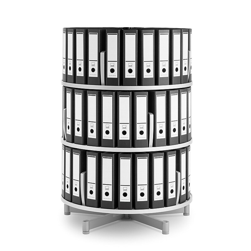 Moll® Deluxe Binder & File Carousel Shelving, Three Tier (CL3-80) image 1