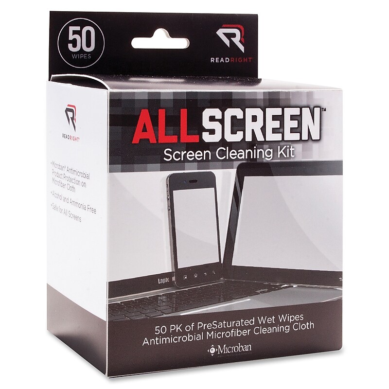 Advantus Cleaning Kit, For Display Screen, 50/Box image 1
