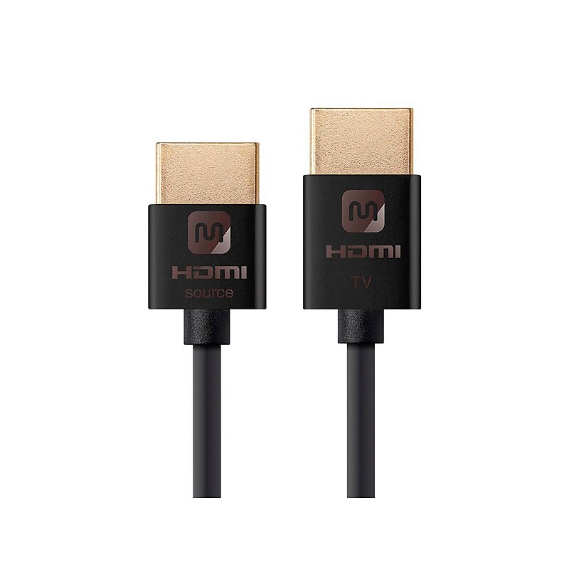 Ultra Slim Active High Speed HDMI® Cable, 18Gbps, 15ft Black image 1