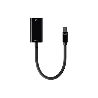 Monoprice Mini DisplayPort 1.2a / Thunderbolt™ to 4K HDMI® Passive Adapter, Black