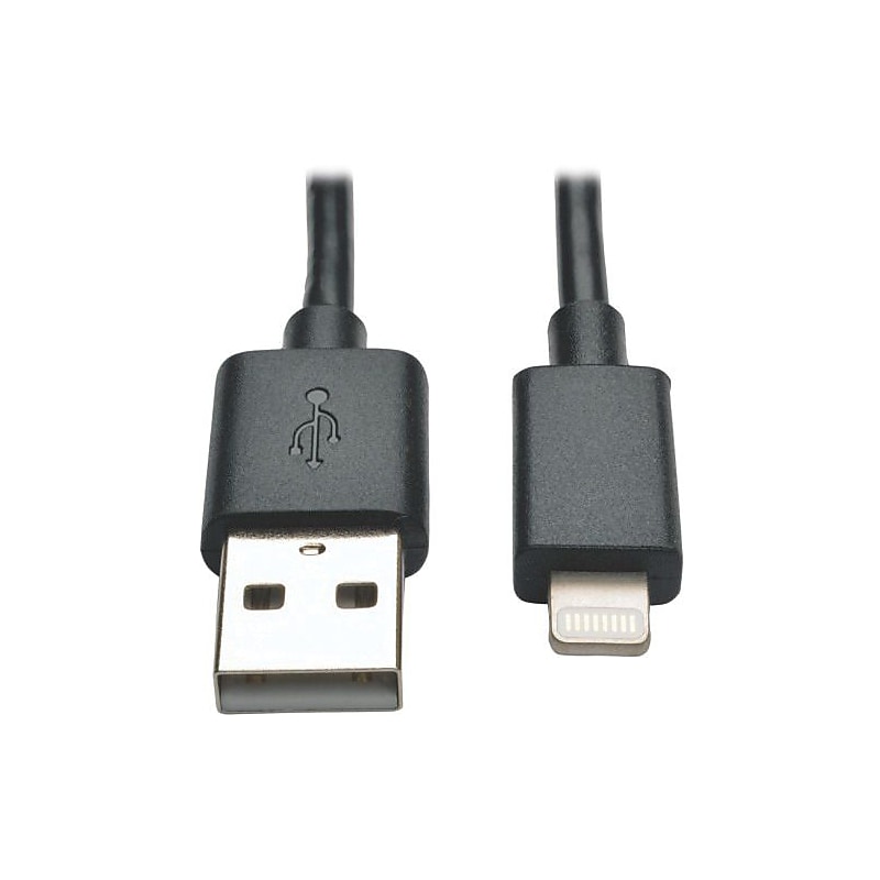Tripp Lite Sync/Charge Cable, 10", Black, Lightning to USB, 10 Pack (M100-10N-BK-10) image 1