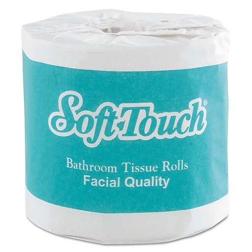 Shop Staples for Paper Solutions Soft Touch Individually Wrap Bath Tissue, 1Ply, White, 4.5x4