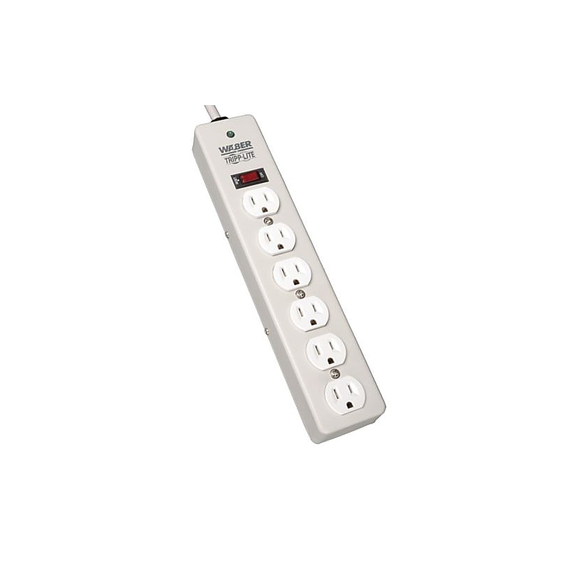 Tripp Lite Waber DG206 6 Outlet 1050 J Surge Protector, 6' image 1