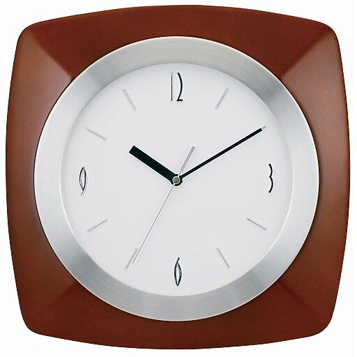 Shop Staples for Tempus Transitional Wood Wall Clock with Daylight