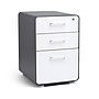 Poppin, 3-Drawer File Cabinet, Charcoal + White (103539)~#|#~m005636666_sc7