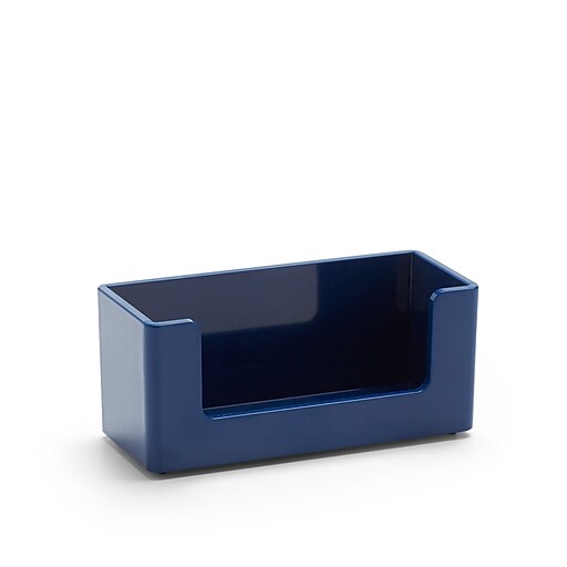 Shop Staples For Poppin Business Card Holder Navy