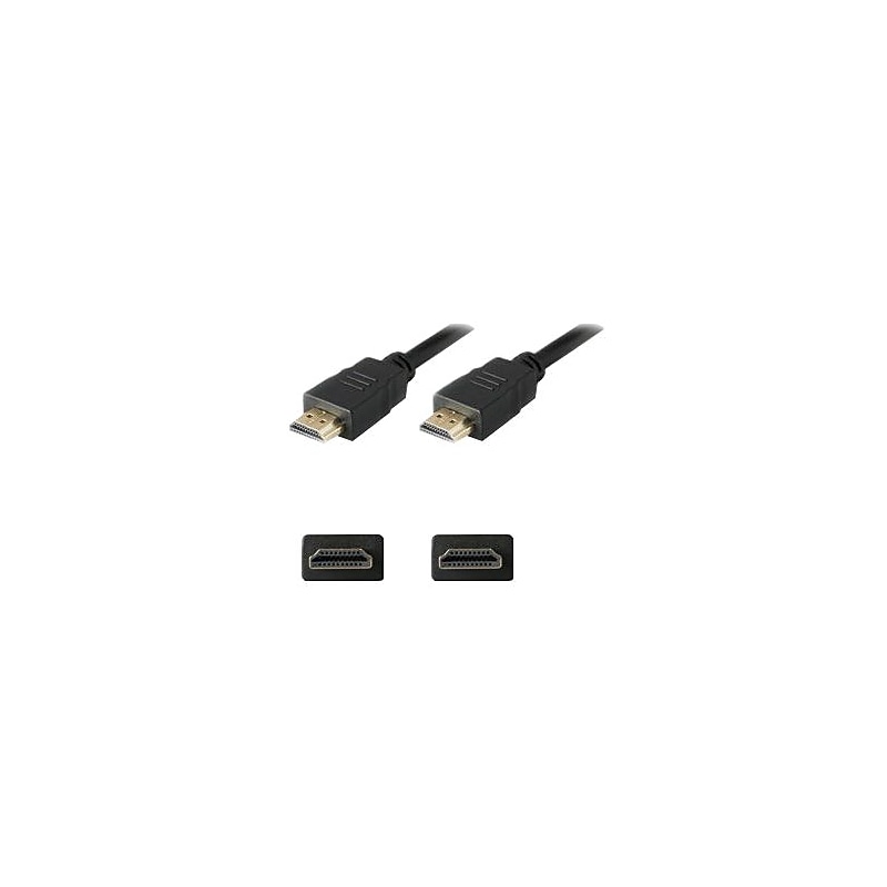 AddOn HDMI 1.4 Male/Male Audio/Video Cable, Black, 6' (HDMIHSMM6) image 1
