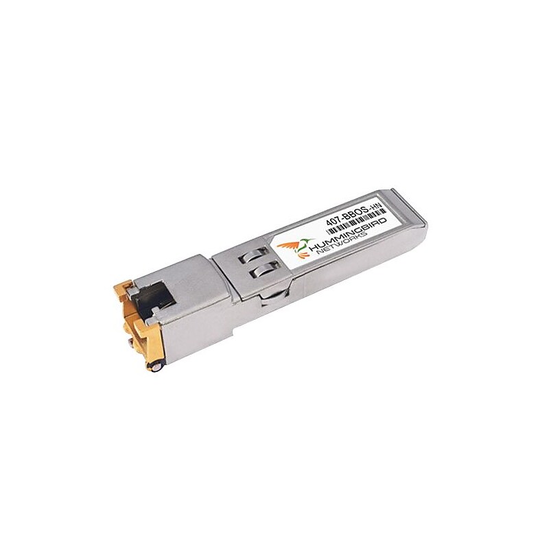 Dell™ RJ-45 1000Base-T Gigabit Ethernet SFP (mini-GBIC) Transceiver Module, 220 m (407-BBOS) image 1