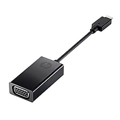HP® USB Type-C to VGA HD-15 Male/Female Video Adapter Cable