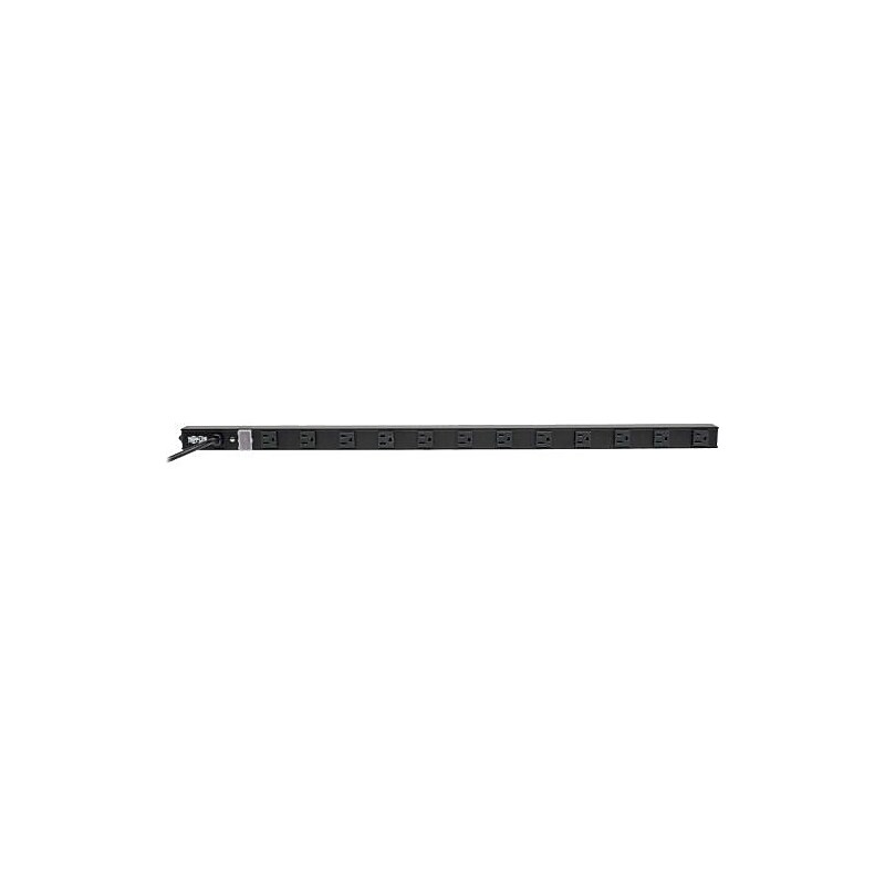 Tripp Lite 12 Outlet Power Strip, Black (PS3612B) image 1