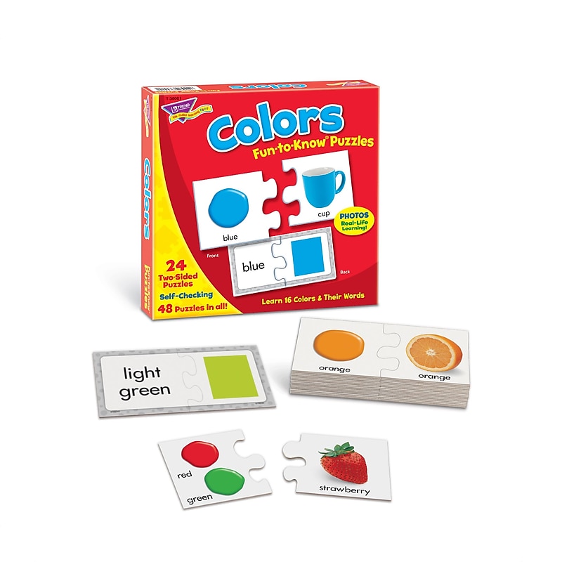 Trend® Fun-To-Know® Early Childhood Puzzles, Colors image 1