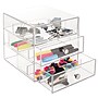 InterDesign Original 3-Drawer Plastic Glasses Drawers, Clear (35330)~#|#~m005697569_sc7