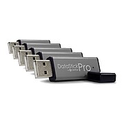 Centon Datastick Pro 4GB USB 2.0, Gray, 5/Pack (S1-U2P5-4-5B)