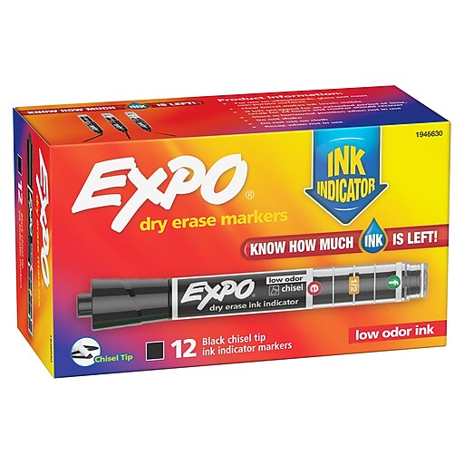 Shop Staples for Expo Dry Erase Marker with Ink Indicator, Chisel Point