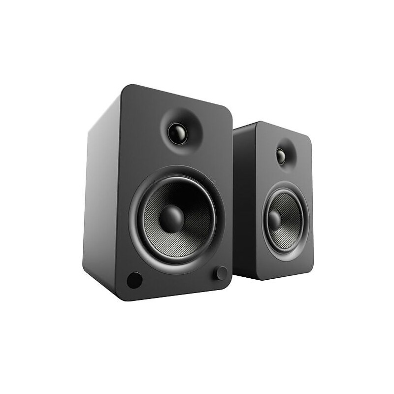 Kanto YU6 2Way Powered Speakers with Bluetooth and Phono Preamp, Matte Black image 1