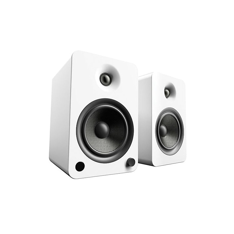 Kanto YU6 2-Way Powered Speakers with Bluetooth and Phono Preamp, Matte White image 1