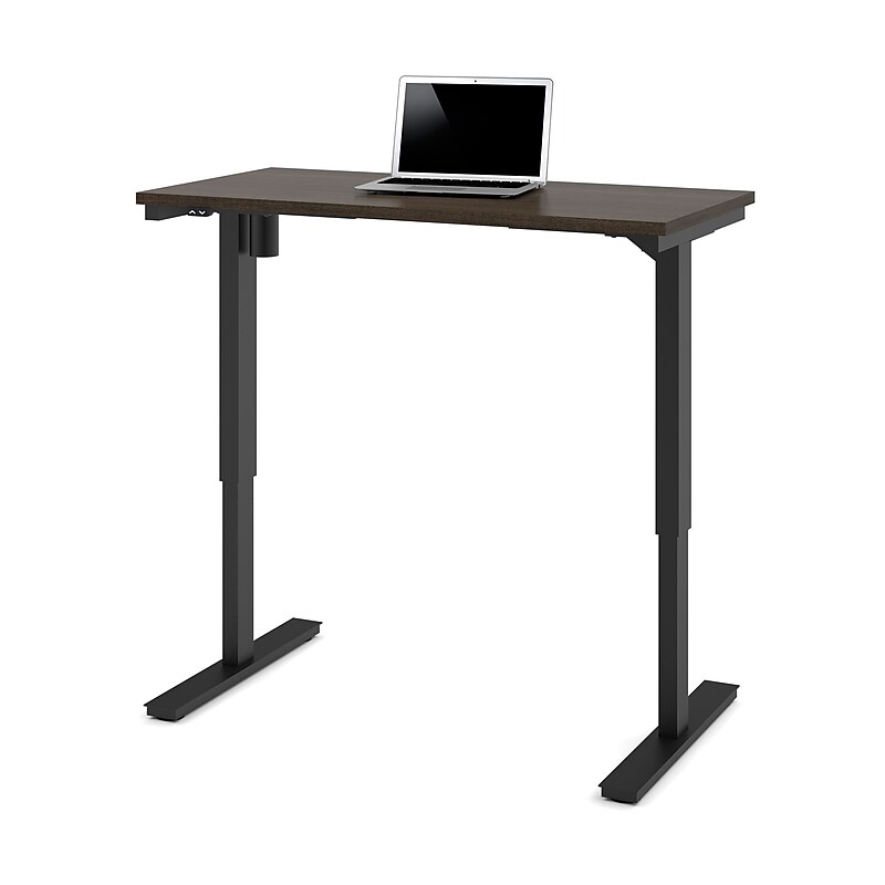 Bestar 28 - 45'' Electric Height Adjustable Table, Dark Chocolate (65857-79) image 1