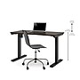 Bestar 28 - 45'' Electric Height Adjustable Table, Dark Chocolate (65857-79)~#|#~m005720439_sc7