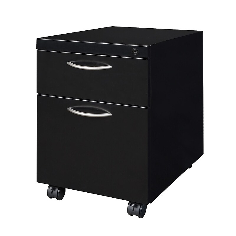 Regency Fusion Mobile Box File Pedestal, Black (MMPBF18ABK) image 1
