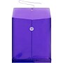 JAM Paper Plastic Document File, Letter, Purple, 12/Pack (118B1PU)~#|#~m005744794_sc7