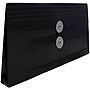 JAM Paper® Plastic Envelopes with Button and String Tie Closure, #10 Business Booklet, 5.25 x 10, Black, 108/Pack (921B1BLB)~#|#~m005744817_sc7