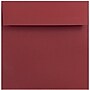 JAM Paper 6 x 6 Square Invitation Envelopes, Dark Red, 25/Pack (31511296)~#|#~m005744840_sc7