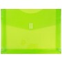 JAM Paper Standard Plastic Document File, Letter, Lime Green, 12/Pack (218V2LI)~#|#~m005744894_sc7