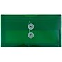 JAM Paper® Plastic Envelopes with Button and String Tie Closure, #10 Business Booklet, 5.25 x 10, Green, 12/Pack (921B1GR)~#|#~m005744899_sc7