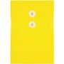 JAM Paper Plastic Filing Envelope with Button & String Closure, Yellow, 12/Pack (472B1YE)~#|#~m005744937_sc7